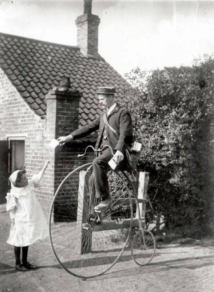historical pictures - early postman