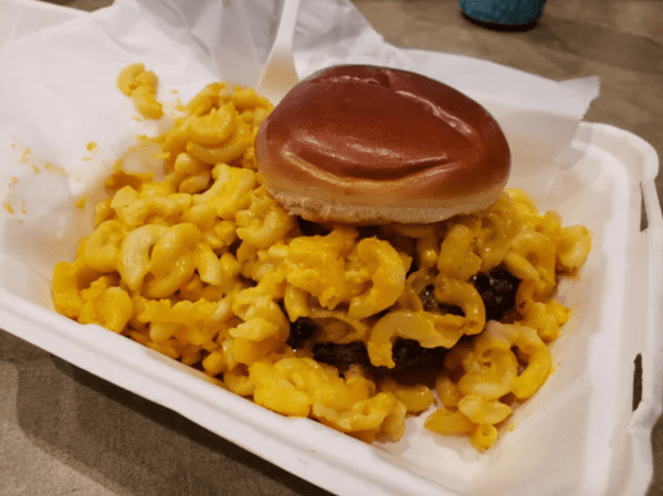 I got another mac and cheese burger. This time I asked for “as much mac and cheese as you can without getting fired.” I might not survive.