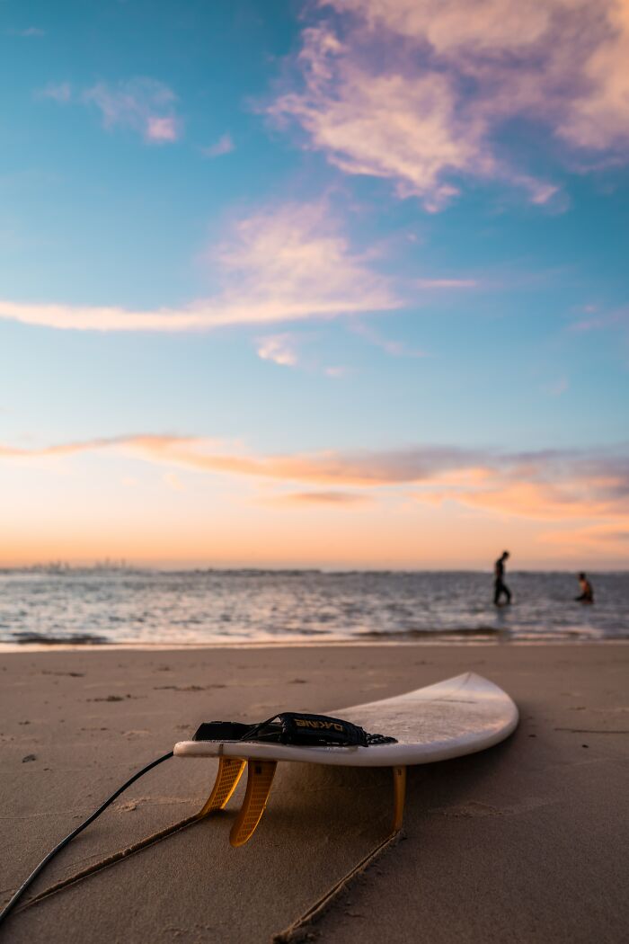 I was surfing scripps pier in San Diego about 6 years ago. It was flat, onshore wind, really messy conditions but I spent 40 min driving there and said “ I’ll just get in the water and paddle around a bit”. There was nobody in the water.

I decided to paddle around the pier, going from the north side to the south side. When I reached the last pylon, a HUGE fin popped up about 5 feet in front of me. I knew instantly it was a massive white shark (12-15ft based on the size of the fin)- I’ve been surfing my whole life, I’ve been in the water with dolphins many times. This was 100% not a dolphin.

This fin was more triangular with a serrated back side (almost like a steak knife) with a sandpaper looking texture. Dolphins have more scoop in their fin and very smooth texture on their skin.

The way it swam gave me instant chills- fishy, more side to side and straight than the classic up and down, coming up for breath dolphin.

I froze. Trying to control my panic, waited for it to disappear and as smoothly as possible, turned my board around, paddled through the pier back to land.

It was absolutely checking me out but didn’t show any interest towards me. Since then, I’m not that afraid of sharks but I still get the chills thinking about that day.