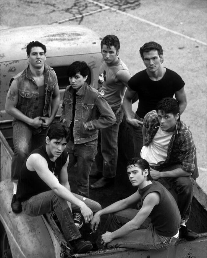 hollywood golden age pics - outsiders set