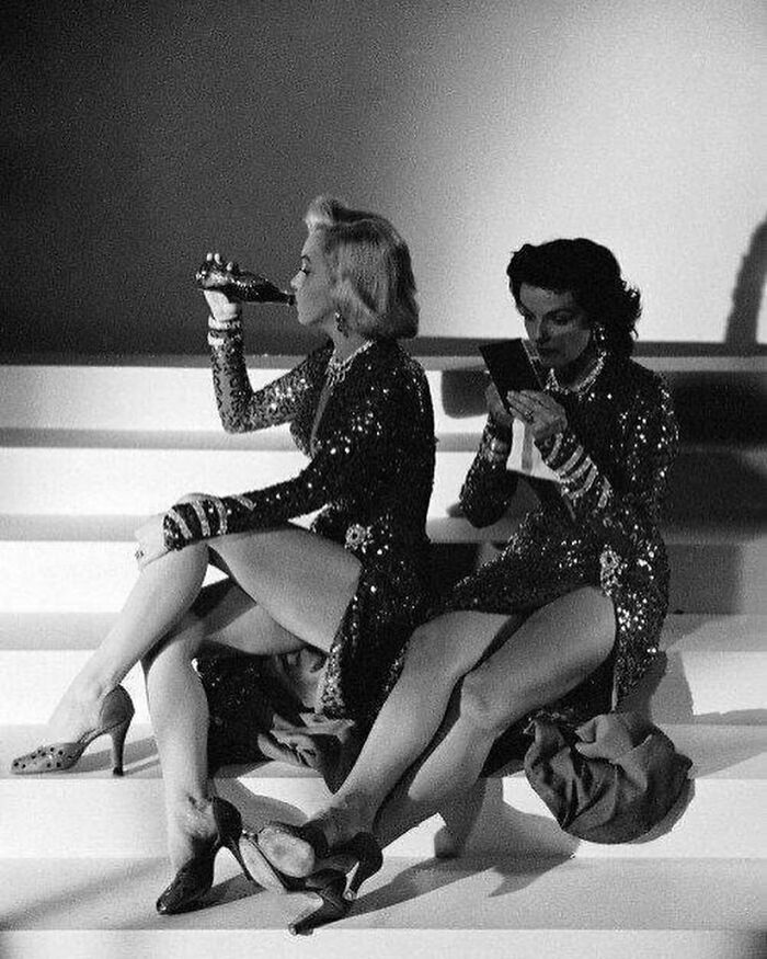 hollywood golden age pics - marilyn monroe y jane russell