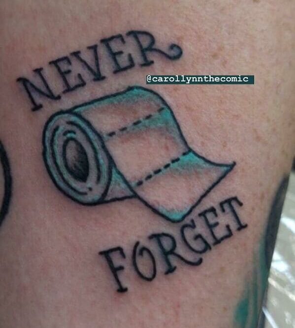 Meme tattoos - worst tattoo ideas - Never Forget