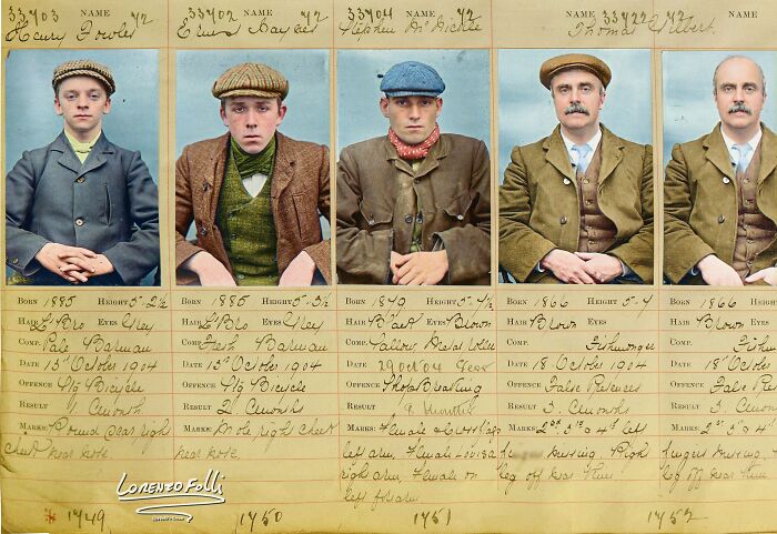 colorized photos from history - The Peaky Blinders Were A Criminal Gang Active In Birmingham In The 19th Century