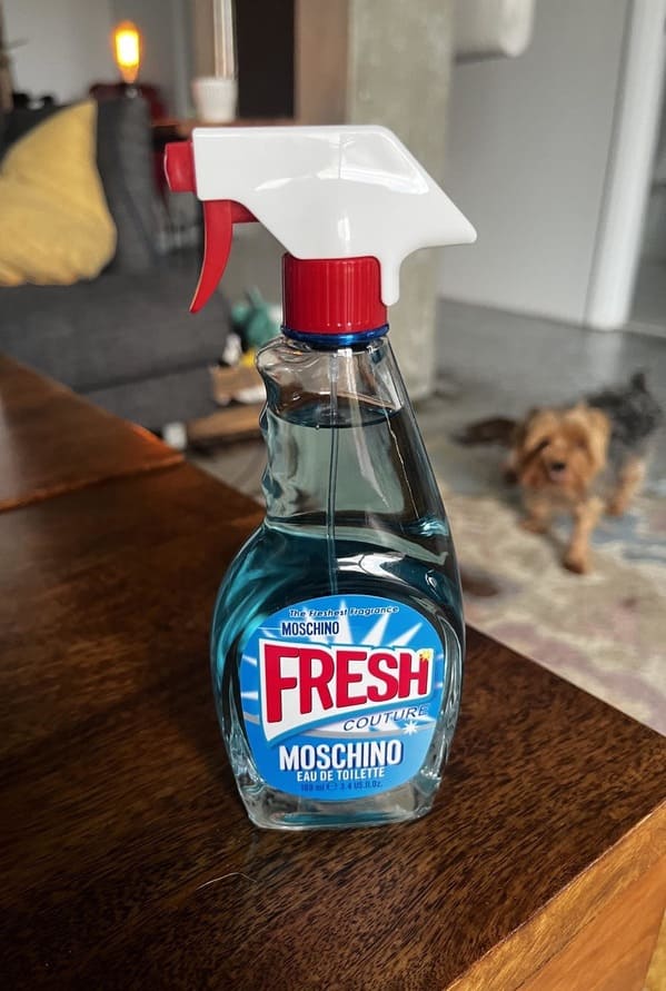 “My GF’s new perfume looks like windex”