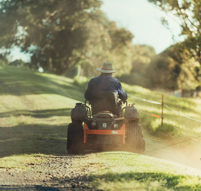 So far, 46 people have [passed away] by lawn mowers in the U.S. this year. 46.