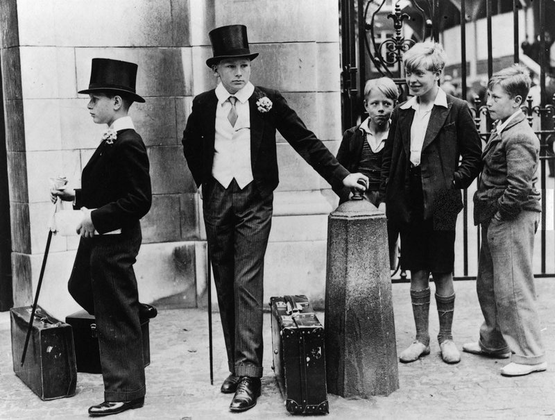 historical photos - toughs and toffs - ette