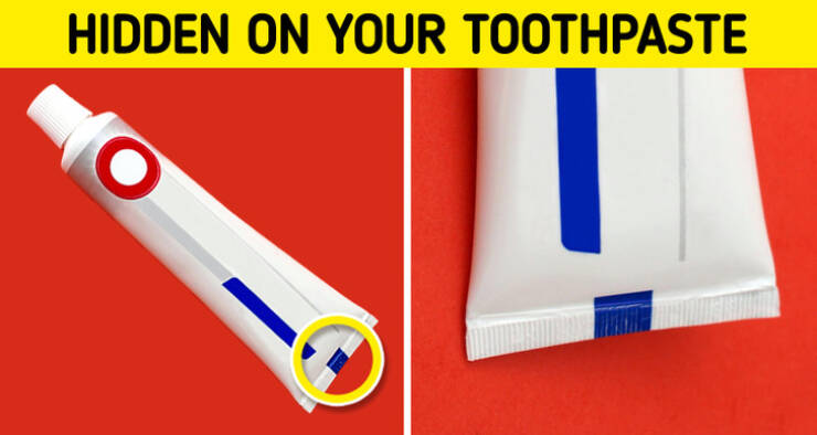 There have been many speculations about what the strip at the bottom of toothpaste tubes really means, and we’re here to give you an answer. But it’s not as exciting as many might think. According to a toothpaste brand, the mark is an indicator for the manufacturing machine to know where to cut or fold each tube.