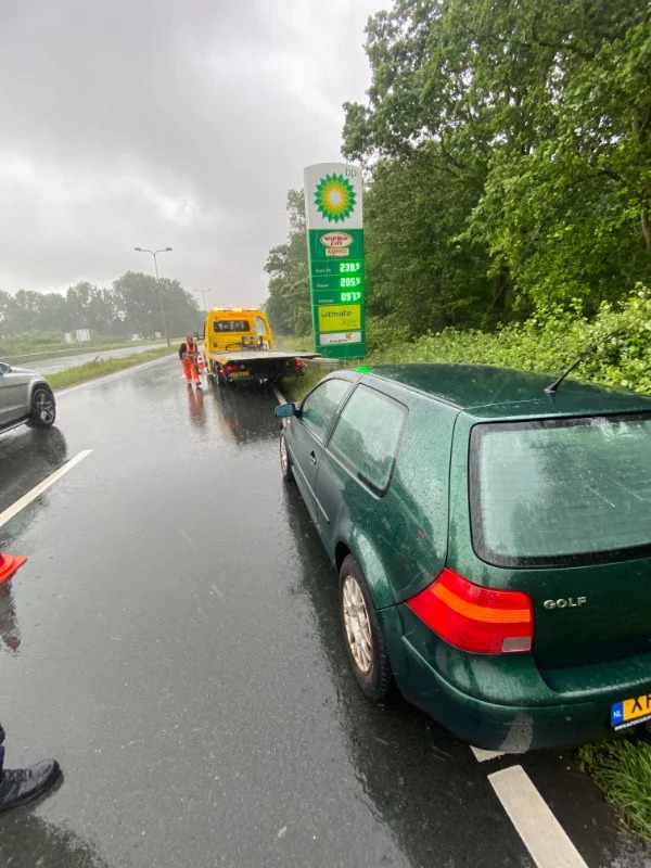 “My car broke 5 minutes to early. I was on my way to buy a new one. Had to be picked up. “