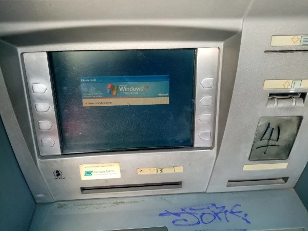 “The ATM took my card then just shutdown.”