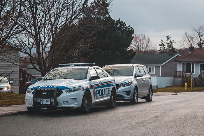 My house has been broken into. I got home, and there were two police cars in the driveway. A neighbor reported it. The house was trashed. I have no idea why, I'm not material and don't keep much on hand. The guy got away, and I cleaned up. Not a good day.