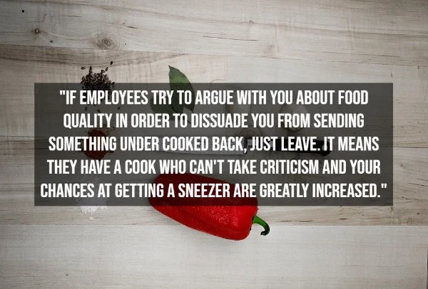15 Restaurant Red Flags.