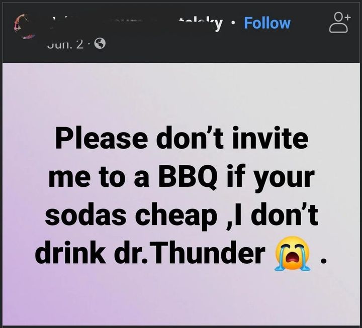 entitled people getting owned - multimedia - 6 Jun. 2 . ly. Do Please don't invite me to a Bbq if your sodas cheap,I don't drink dr.Thunder.