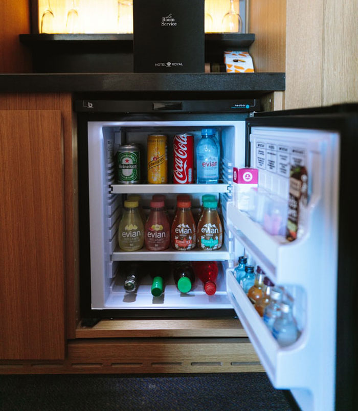 if you have medicine that needs to be refrigerated, don't show up and assume all the rooms have fridges. Also, don't get all bitchy at the staff for not being responsible for your insulin/allergies/ etc. A lot of hotels have rooms without fridges ( Holiday Inns, Hampton Inn, Ramada, etc.) and will typically have several to rent out. Call ahead and be responsible with your condition.