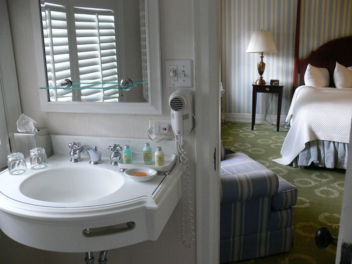 Look at the bathroom in the pictures on their site. If it is super nice, usually the rest of the hotel is, too. If it’s just a standard looking bathroom, dig deeper before booking