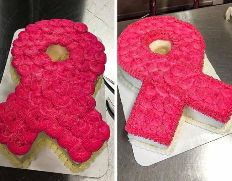 “My friend needed someone to fix a cake that she got from a decorator. I’m proud of my clean-up job!”
