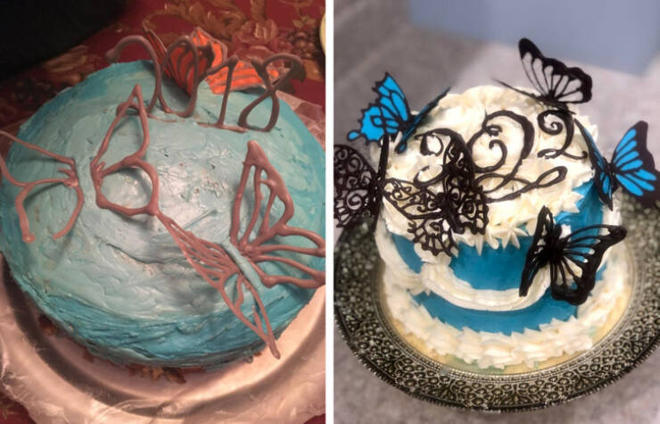 “I recreated my 2018 New Year’s cake to see my progress in cake decorating.”
