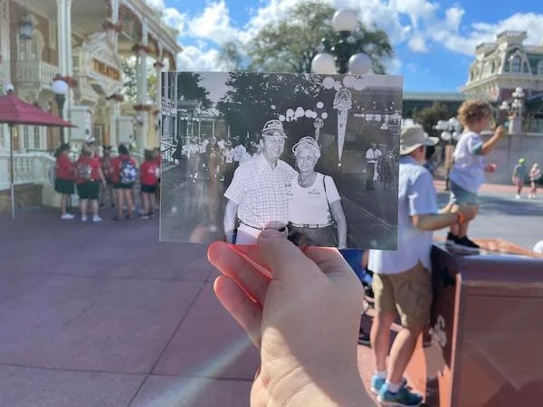 35 years ago my grandparents were at Disney World’s 15th celebration… today I honor their memory.