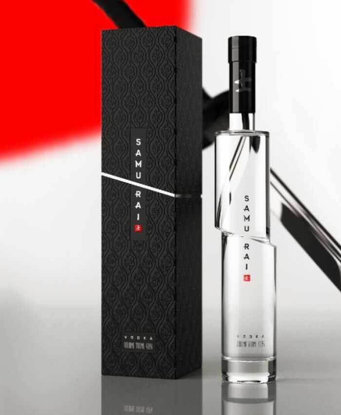 This Unique 'Samurai Vodka' Bottle...