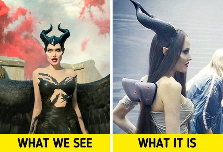 behind the scene movie photos - angelina jolie malificent - What We See What It Is