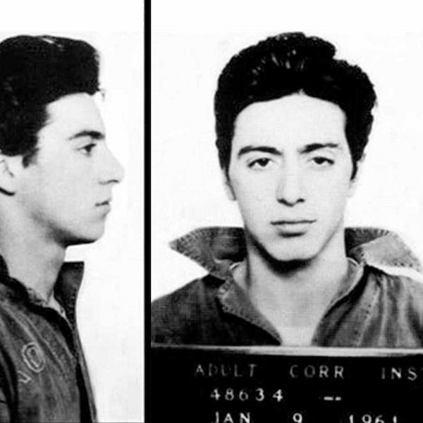 celebrities who got arrested - al pacino mugshot - Adult Corr 48634 Jan 9 Ins 1961