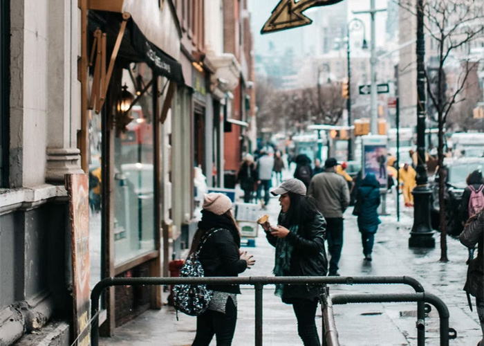 Nothing good comes from a stranger approaching you and saying "can I ask you a question?" - you'll be locked into a long conversation that ends with a plea for money