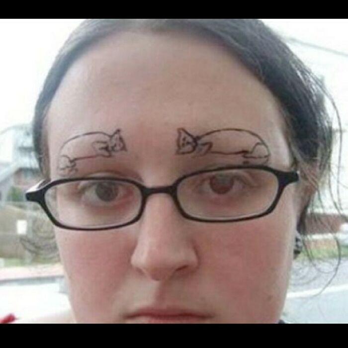 terrible tattoos - eyebrow fail -