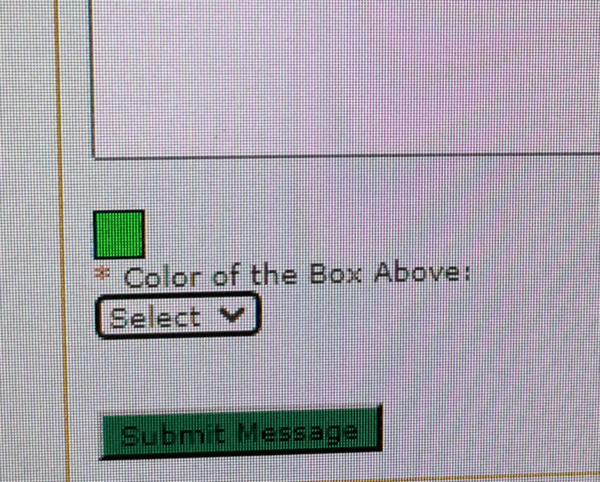 Can’t email my township unless you can see color, which I can’t.