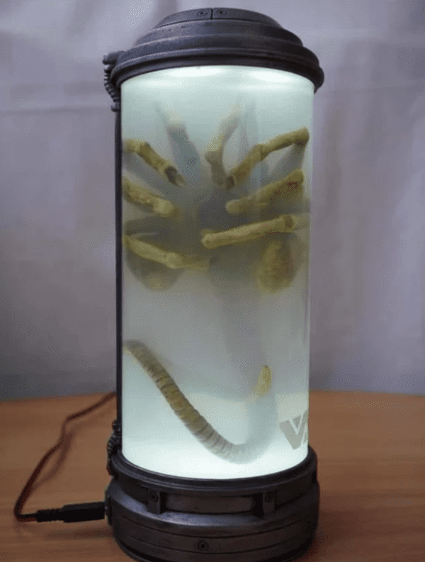 Alien bedside lamp.