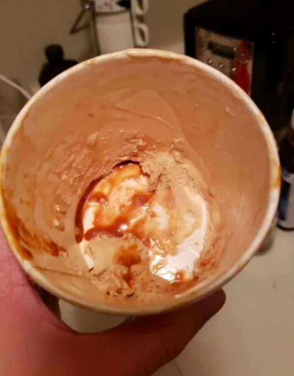 “My Girlfriend Left Me Some Icecream”