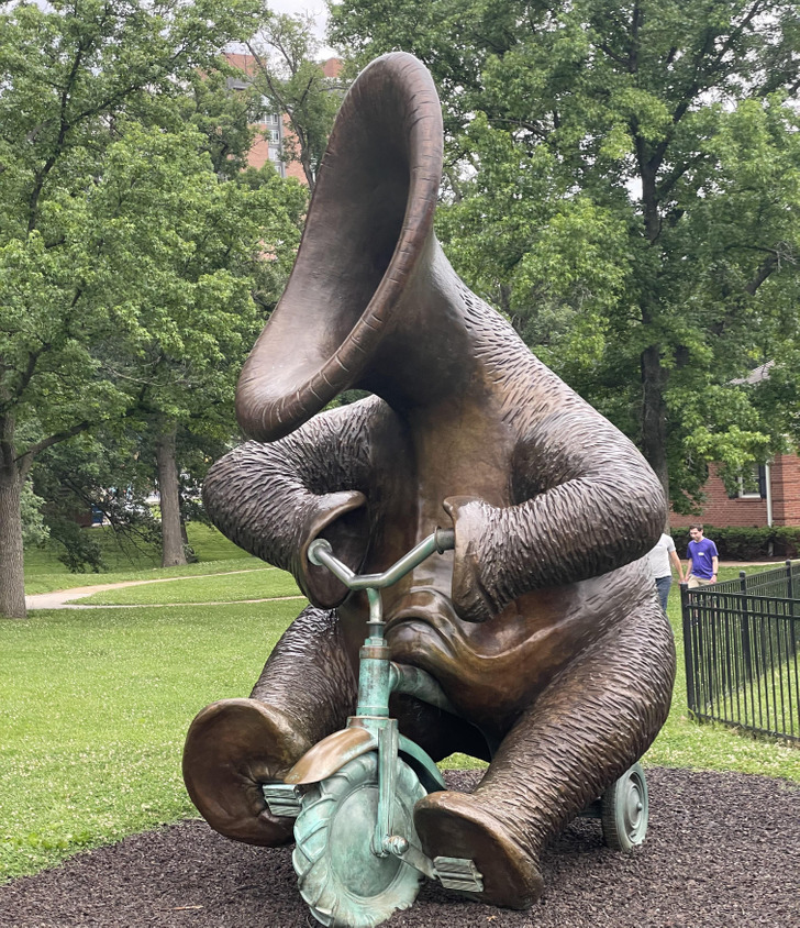 “I don’t understand what this is supposed to be or why it is on a playground.”