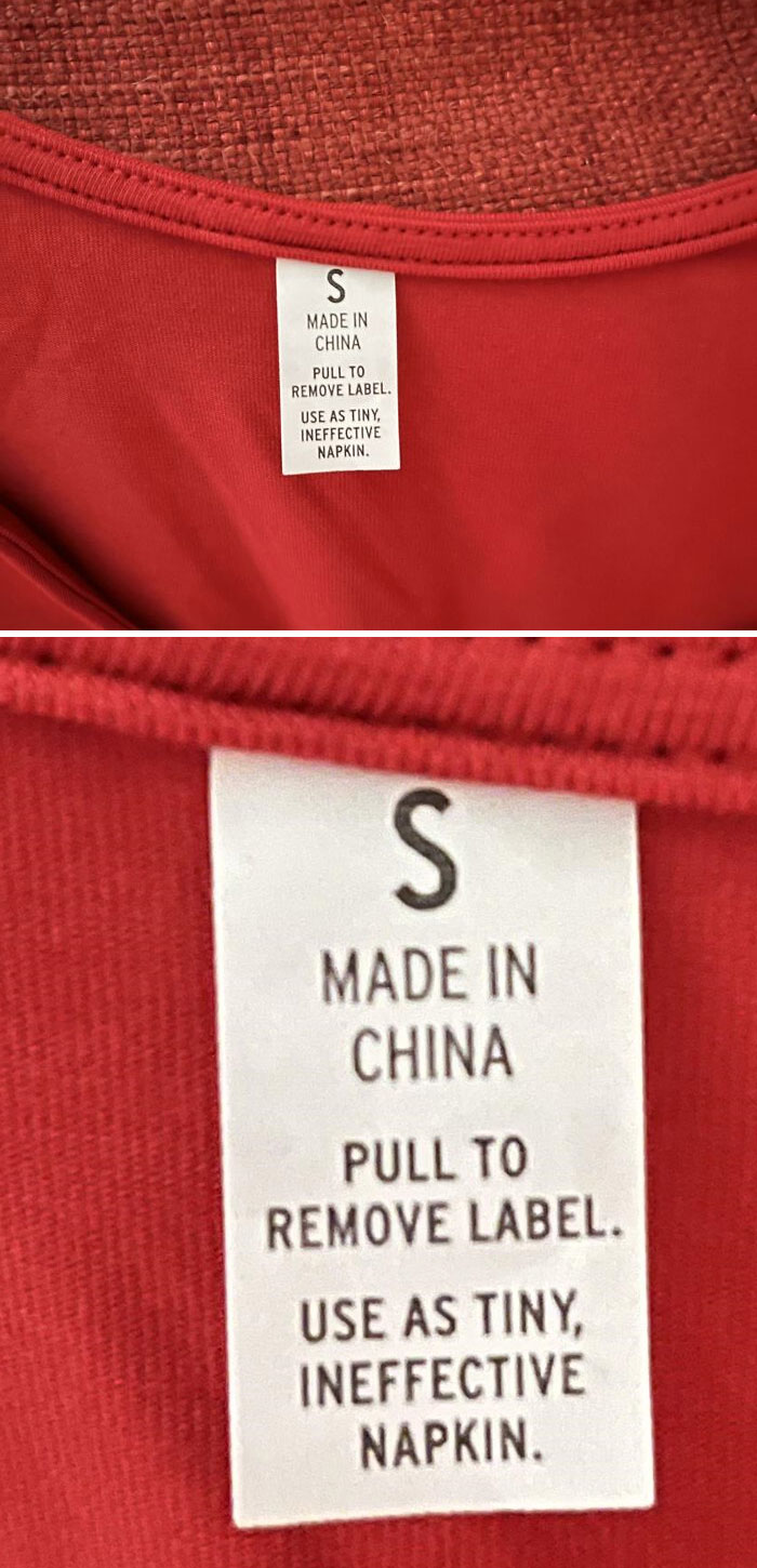 genius designs - label - S Made In China Pull To Remove Label. Use As Tiny, Ineffective . S Made In China Pull To Remove Label. Use As Tiny, Ineffective Napkin.