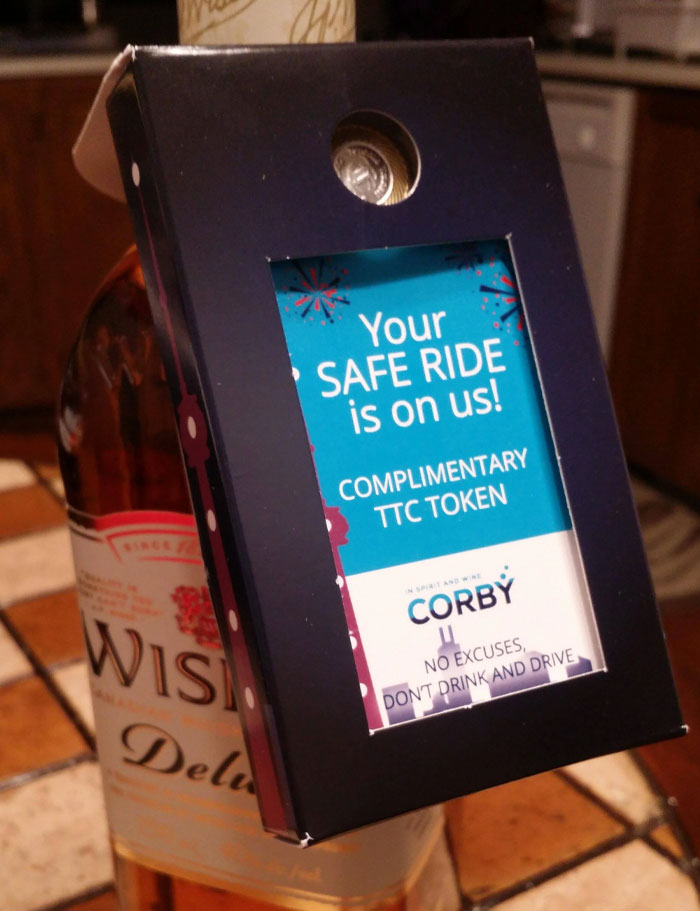 genius designs - mobile phone - Wish Delu Your Safe Ride is on us! Complimentary Ttc Token Corby No Excuses, Don'T Drink And Drive
