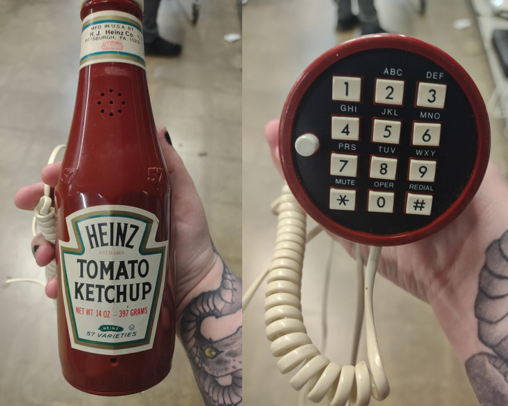 funny people - heinz tomato ketchup - Mfd In Usa By Attsburgh, Pa 152 H. J. Heinz Co. Heims Heinz Esto 1869 Tomato Ketchup Net Wt 14 Oz397 Grams Weinz 1 57 Varieties 1 Ghi 4 Prs 7 Mute Abc 2 Jkl 578 Tuv Oper 0 Def 3 Mno 69 # Wxy Redial