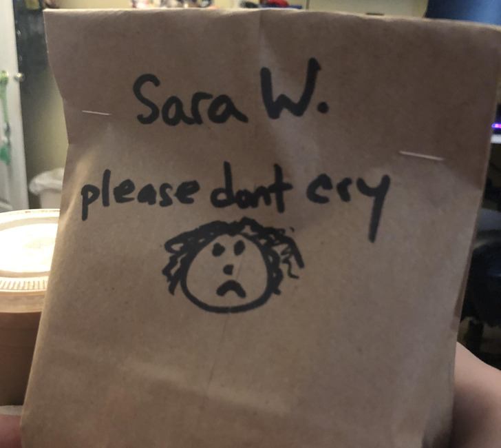 funny people - material - Sara W. please don't cry