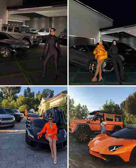 Kylie Jenner Showing Off Her Millions Of Dollars Worth Of Cars