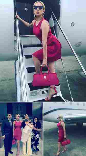 Lady Gaga Takes A Private Jet To Catch The Christening Of Her Best Girlfriend's First Baby