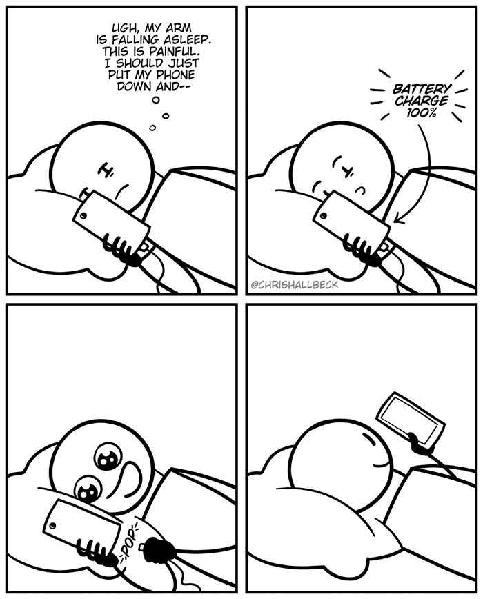 Memes that are not wrong - good night comics - Ligh, My Arm Is Falling Asleep. This Is Painful. I Should Just Put My Phone Down And H 4. dod