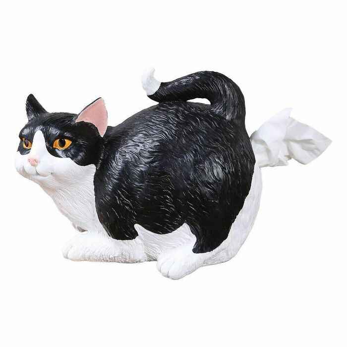 wtf and bizarre products - cat butt tissue holder