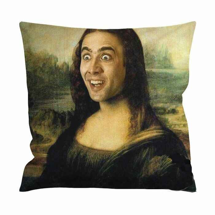 wtf and bizarre products - nicholas cage mona lisa - 544