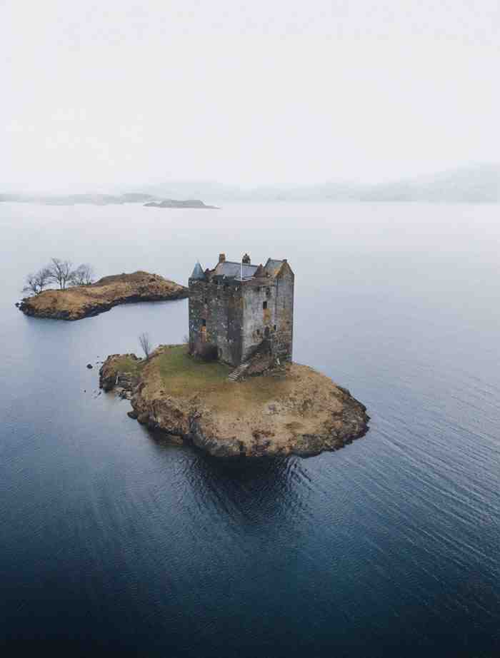 fascinating places - A 14th Century Abandoned Castle In Scotland