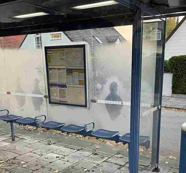 Coincidences and cool pics - bus stop