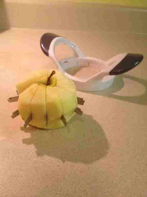 Coincidences and cool pics - broke my apple slicer