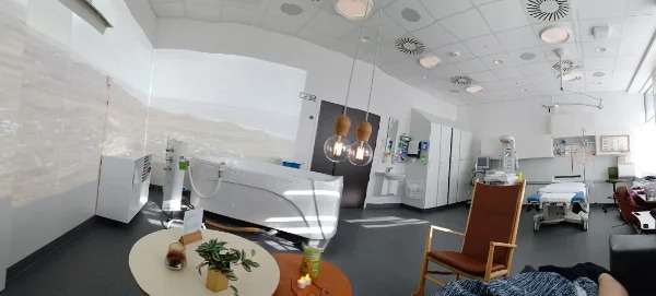 “For anyone curious, this is what a birthing suite looks like in a public Danish hospital.”