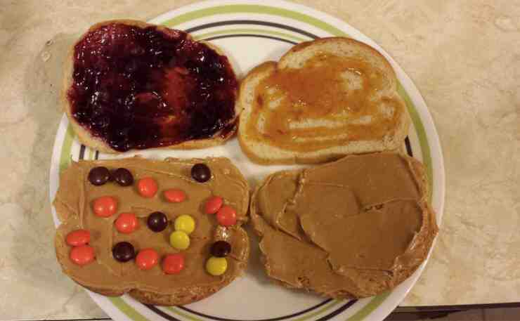 “You’d never know I wear a suit every day by looking at my lunch.”