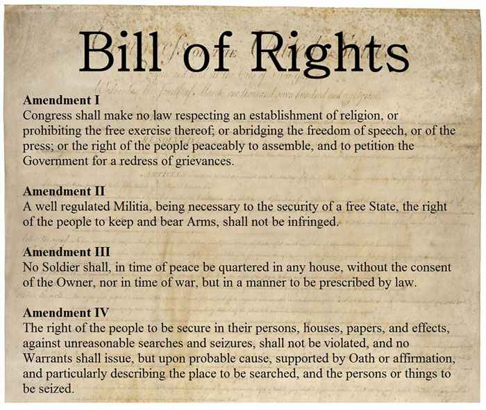 Stupid Things People Overheard - bill of right - Bill of Rights Amendment I Layhtynee Congress shall make no law respecting an establishment of religion, or prohibiting the free exercise thereof; or abridging the freedom of speech, or of the press; or the