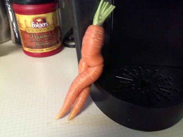 low brow humor and spicy memes - seductive carrot