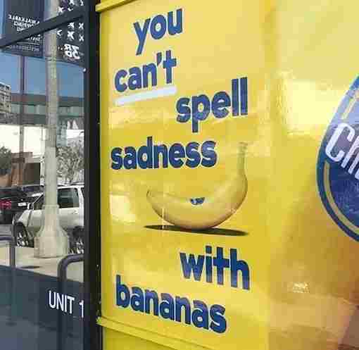 technically correct - obvious humor - 1140X2 Dety Unit 1 you can't spell sadness with bananas Ch