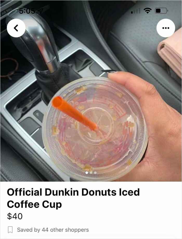 wtf Facebook marketplace sales - orange - 7 r Official Dunkin Donuts Iced Coffee Cup $40 Saved by 44 other shoppers