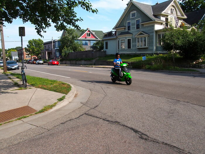 loud a*s (tweaked) motor cycles in an urban area. am not alone there though, as apparent by everybody angrily turning in the same direction when those idiots drive by.