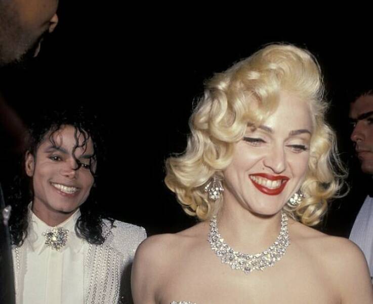 fascinating photos from history - madonna and michael jackson